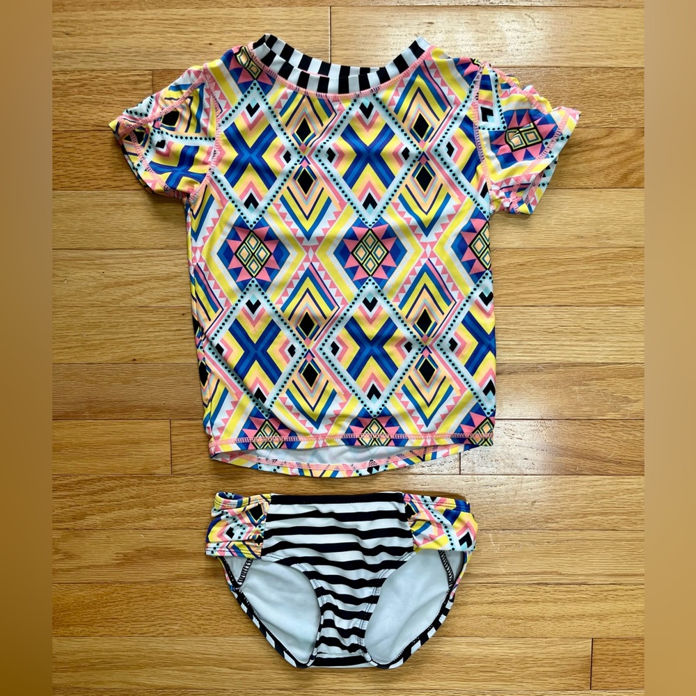Appaman Girls Zuma Rashguard Swim Set